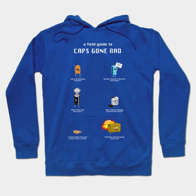 Field Guide to Bad Caps Hoodie by Geekman's World